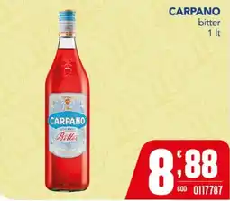 Gruppo di Palo Carpano Botanic Bitter offerta