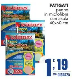 Gruppo di Palo Panno in microfibra sciamex offerta