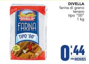 Gruppo di Palo Divella farina di grano tenero tipo "00" offerta