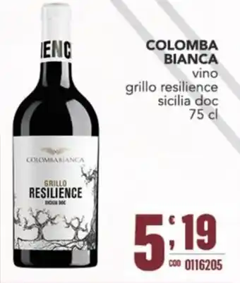 Gruppo di Palo Colomba Bianca Grillo Resilience offerta