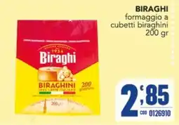 Gruppo di Palo Biraghi formaggio a cubetti biraghini offerta