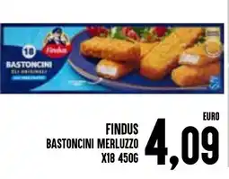 Al Discount Findus bastoncini merluzzo offerta