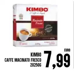 Al Discount Kimbo Caffè Macinato Fresco offerta