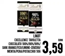Al Discount Lindt Excellence Tavoletta offerta