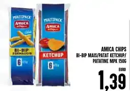 Al Discount Amica chips bi-bip mais/patat ketchup offerta