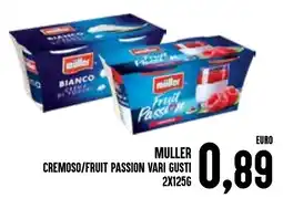 Al Discount Müller cremoso/fruit passion vari gusti offerta
