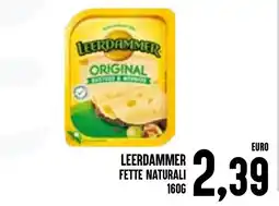 Al Discount Leerdammer fette naturali offerta