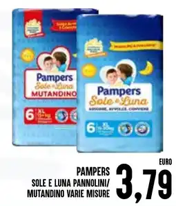 Al Discount Pampers Sole e Luna pannolini/mutandino offerta