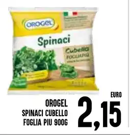 Al Discount Orogel spinaci cubello foglia piu offerta