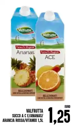 Al Discount Valfrutta succo a c e/ananas/arancia rossa/vitamix offerta