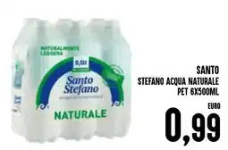 Al Discount Santo Stefano acqua naturale offerta