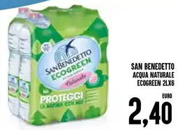 Al Discount San Benedetto Acqua Naturale Ecogreen offerta