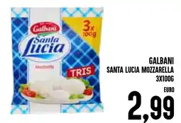 Al Discount Galbani Santa Lucia Mozzarella offerta