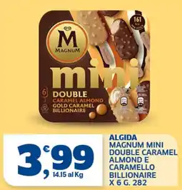 Il Punto Sigma Algida Magnum Mini Double Caramel Almond e Caramello Billionaire offerta