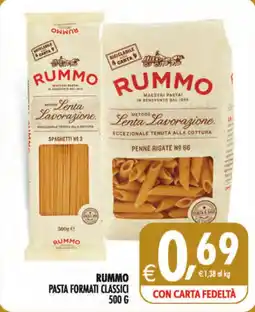 Decò Local Rummo pasta formati classici offerta