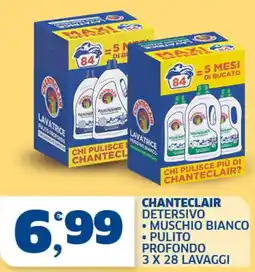 Il Punto Sigma Chanteclair Detersivo Muschio Bianco Pulito Profondo offerta
