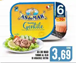 Al Discount AS DO MAR Tonno al olio di girasole offerta