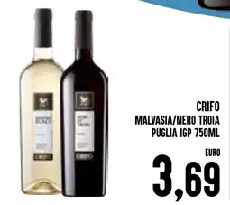 Al Discount Crifo Malvasia/Nero Troia offerta
