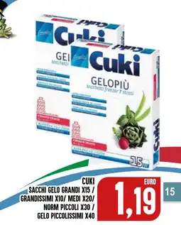 Al Discount Cuki sacchetti gelo offerta