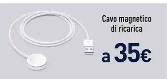 Unieuro Cavo magnetico per la ricarica di watch (1 m) offerta
