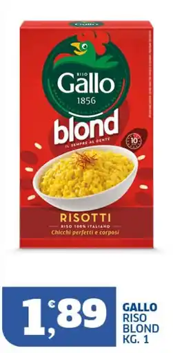 Il Punto Sigma Gallo riso blond offerta