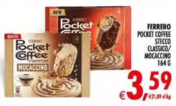 Decò Local Ferrero Pocket Coffee Mocaccino offerta