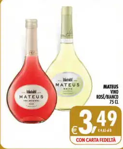 Decò Local Mateus vino rosé/bianco offerta