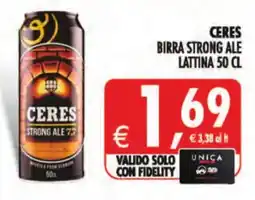 Decò Local Ceres strong ale offerta