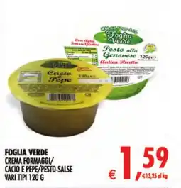 Decò Local Foglia Verde crema formaggi/cacio e pepe/pesto-salse offerta