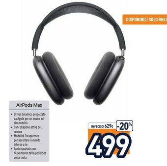Unieuro Airpods max offerta