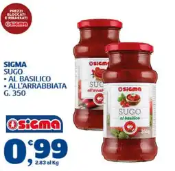 Il Punto Sigma Sigma sugo al basilico offerta