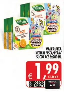 Decò Local Valfrutta nettari pesca/pera/succo ace offerta