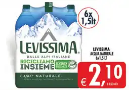 Decò Local Levissima acqua naturale offerta
