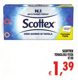 Decò Local Scottex tovaglioli festa offerta
