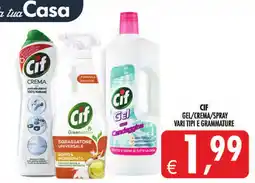 Decò Local Cif Gel/Crema/Spray offerta