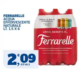 Il Punto Sigma Acqua effervescente naturale Ferrarelle offerta