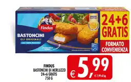 Decò Local Findus Bastoncini di merluzzo offerta