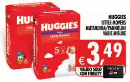 Decò Local Huggies Little Movers mutandina/pannolini offerta
