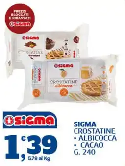 Il Punto Sigma Sigma crostatine albicocca offerta