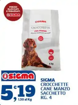 Il Punto Sigma Sigma crocchette cane manzo offerta