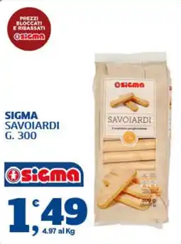 Il Punto Sigma Sigma Savoiardi offerta