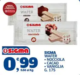 Il Punto Sigma Sigma wafer offerta