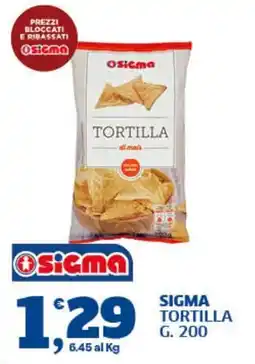 Il Punto Sigma Sigma tortilla offerta
