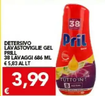 Detersivo lavastoviglie gel 38 lavaggi 686 ml
