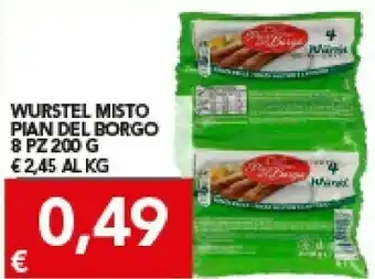 TuoDi Pian del borgo wurstel misto 200 g offerta