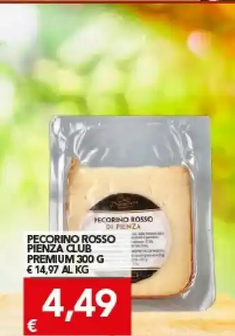Pienza club pecorino rosso premium 300 g