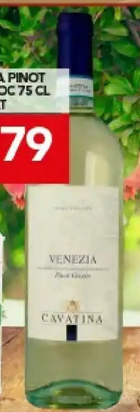 TuoDi Cavatina pinot grigio doc 750 ml offerta