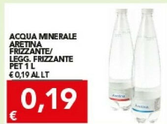 TuoDi Aretina acqua minerale offerta