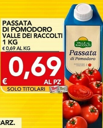 TuoDi Passata di pomodoro offerta