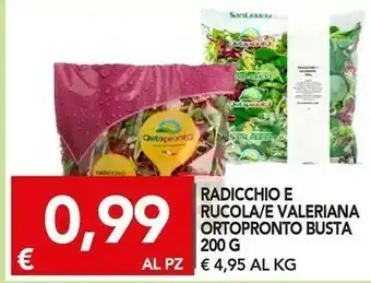 TuoDi Orradicchio e rucola/e valeriana busta offerta